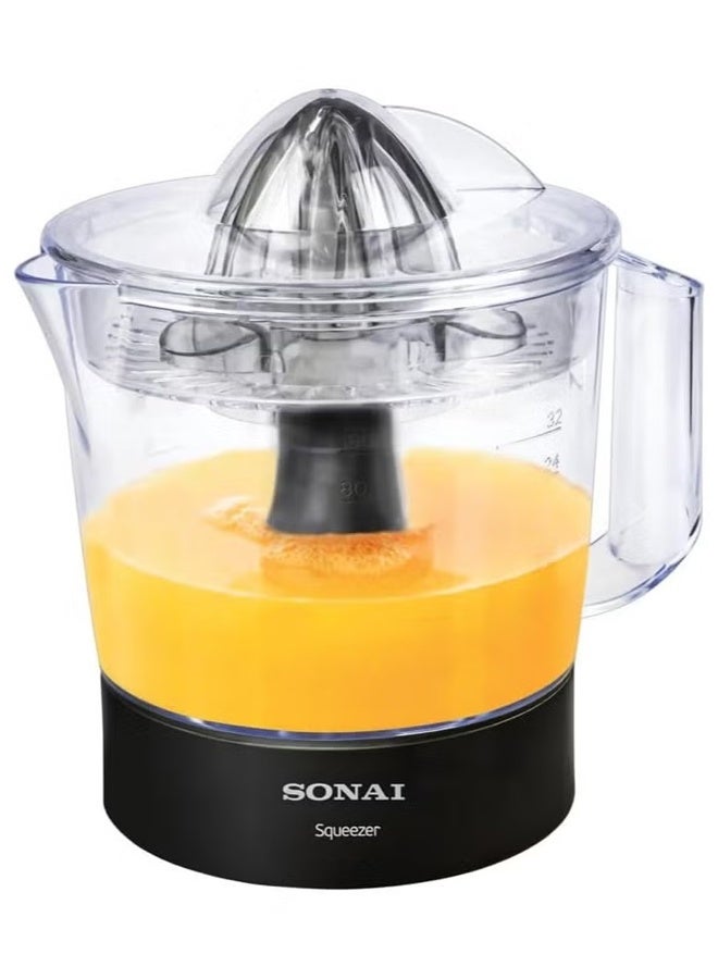 Sonai Citrus Juicer, 30 Watt, 1 Liter Capacity, Black - MAR-755 - Image 2